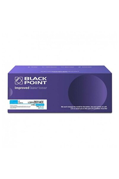 Black Point Toner HP (W2031A) Cyan 2500 str. z chipem