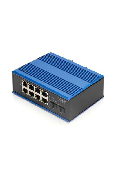 Digitus Switch 8 +2-Port Gigabit Ethernet oE SC 20 km