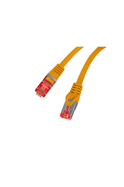 Lanberg Patchcord S/FTP kat.6 1,5m LSZH CU fluke passed pomara≈Ñczowy