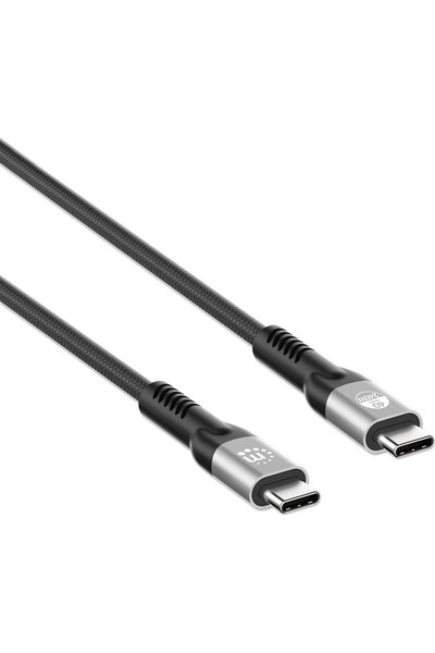 MANHATTAN USB4 USB-C St/St Ladekabel 240W 40Gbit/s 8K 2m
