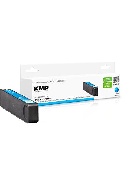 KMP Cartuș HP 973X (F6T81AE) cyan 7000 S. cu cip hibrid reîncărcat