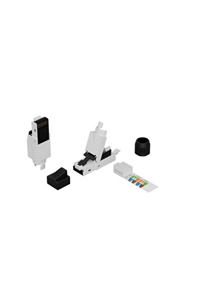 Lanview RJ45 UTP plug Cat6a for AWG22-24 solid/stranded conductor tool free