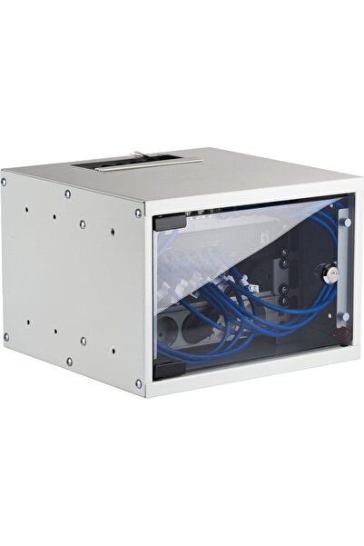 EFB Carcasă de rack de 10 inch, 4HE, adâncime 300mm, 1 bucată, RAL7035