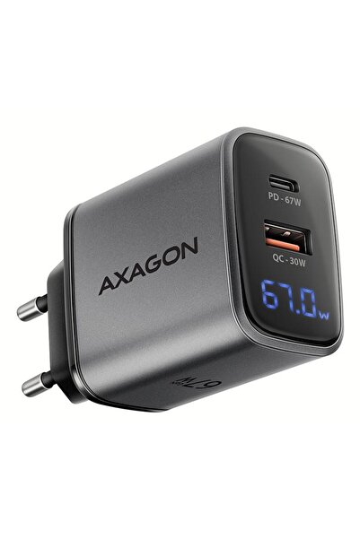 Axagon Încărcător mobil de perete USB 67W/GAN 2 porturi ACU-PQ67D