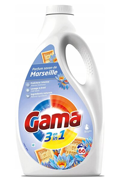 Gama Detergent de rufe lichid Marseille, concentrat, 3in1, 3 l, 66 spalari