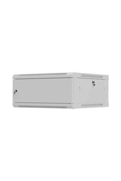 Lanberg Rack de instalație suspendat 19 " 4U 600x600 gri, uși metalice (FLAT ...