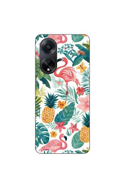 OEM Husa compatibila cu Oppo A98 5G Silicon Gel Tpu Model Tropical Pattern