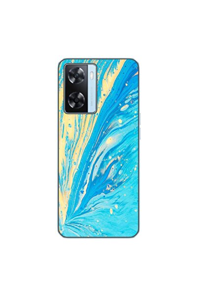 OEM Husa compatibila cu Oppo A57s Silicon Gel Tpu Model Aqua Bloom