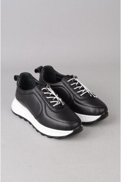 SEÇ KUNDURA Select 1140 genuine leather comfort women's shoe black
