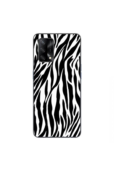 OEM Θήκη συμβατή με Oppo A74 4G, από σιλικόνη gel TPU, με σχέδιο ζέβρας.