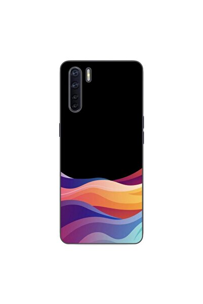 OEM Husa compatibila cu Oppo A91 Silicon Gel Tpu Model Neon Waves