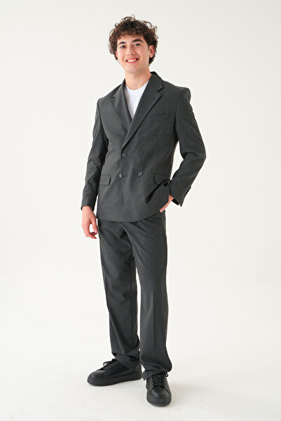 Gambocci Double-Breasted Wide Suit |   Jacket Pants Suit