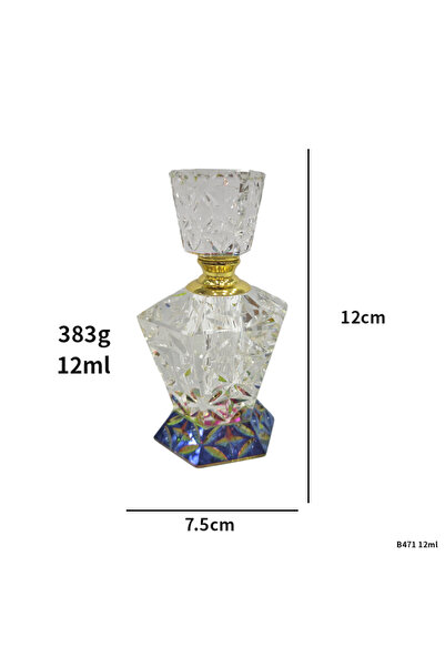 NUJET 1pcs Crystal Perfume Essential Oil Bottle 12ml B471