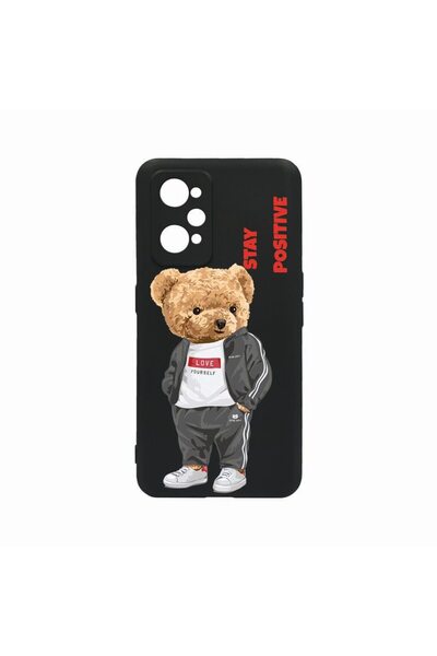 bestcase Husa Silicon, Compatibila Cu Realme GT Neo 3T, Stay Positive - Teddy...