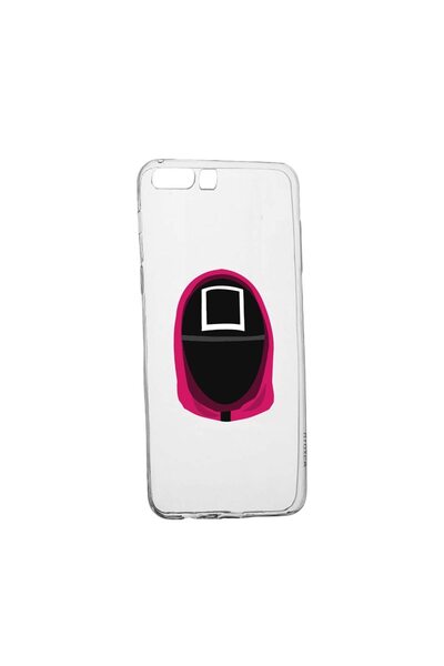 bestcase Θήκη σιλικόνης συμβατή με Huawei Y6 2018, Σχέδιο Squid Game - Στρατι...