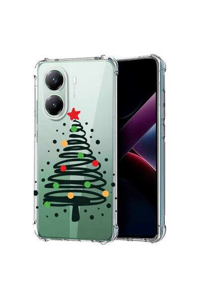 bestcase ¬Æ Husa compatibila Poco X7 Pro 5G, Anti Shock 1.5MM, Crhistmas Tree...