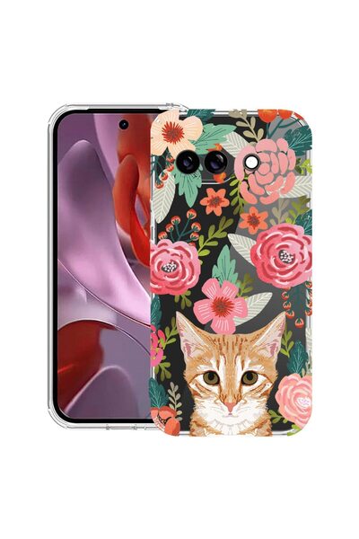 bestcase Husă Antișoc 1.5mm Compatibilă cu Google Pixel 10a, cu Design Pisică...