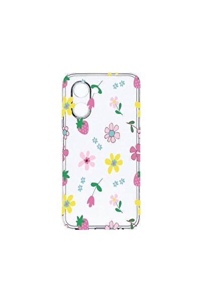 bestcase Husa BestCase¬Æ Clear Silicon 2MM, Compatibila Cu Realme C33, Flower...
