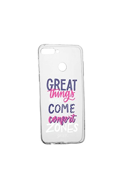 bestcase Husa de protectie cu mesaj Great Things, pentru Huawei Y6 Prime 2018...