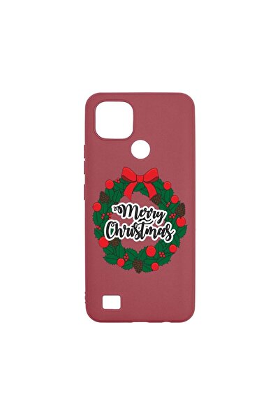 bestcase Θήκη σιλικόνης, Συμβατή με Realme C21, Καλά Χριστούγεννα, ανθεκτική ...