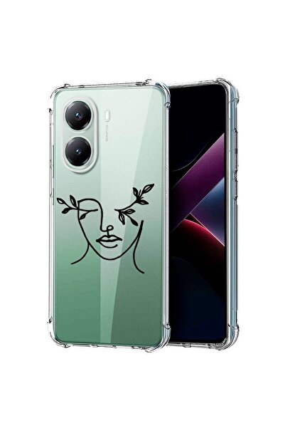 bestcase ¬Æ Husa compatibila Poco X7 Pro 5G, Anti Shock 1.5MM, Woman Abstract...