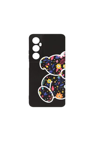 bestcase ¬Æ Husa Slim SIlicon 0.8MM, Compatibila Cu Realme C65, Flower Teddy ...