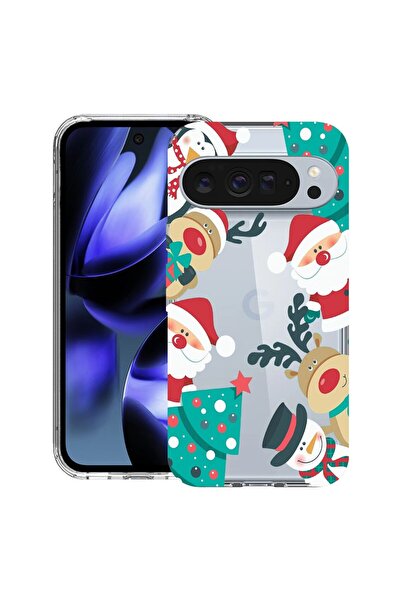 bestcase ¬Æ Husa pentru Google Pixel 10 / Pixel 10 Pro cu Design Xmas, Clear ...
