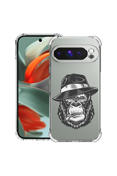 bestcase ¬Æ Husa pentru Google Pixel 9 Pro XL, Anti Shock 1.5MM, Maffia Monke...