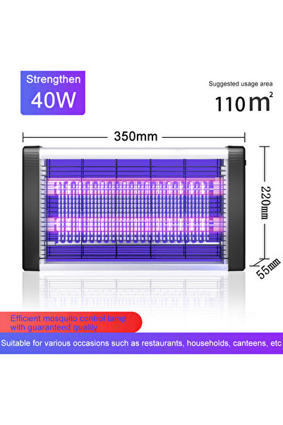 Choice16 AU Plug 40W Commercial Hanging Mosquito lamp Electric Shock Silent M...