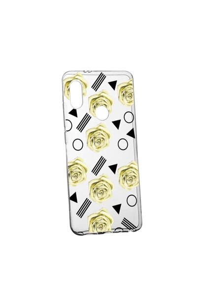 bestcase Husa Silicon, Transparent, Slim, Yellow Rose, 137, Huawei P20 Lite