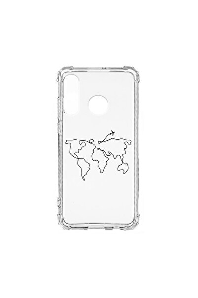 bestcase Husa Anti Shock Silicon Compatibila cu Huawei P30 Lite, Travel, Mili...