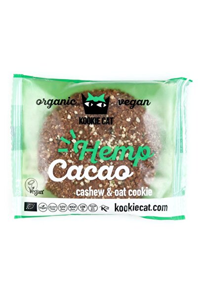 Kookie Cat Biscuiți Bio cu Cânepă și Cacao Fără Gluten 50 g