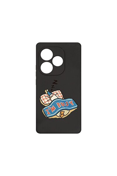 bestcase ¬Æ Husa Premium Silicon, Compatibila Cu Realme GT 6, I'm Busy, SLIM ...