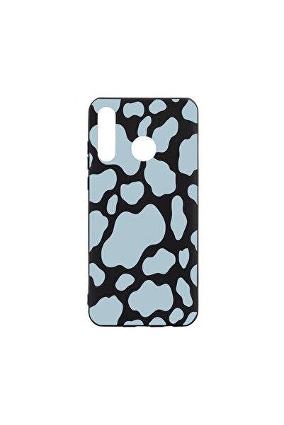 bestcase Husa Silicon Compatibila Cu Huawei P30 Lite, Blue Cow, rezistenta la...