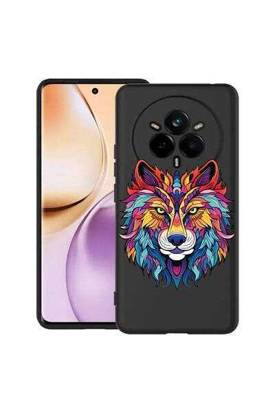 bestcase Θήκη για Realme 14 Pro Plus 5G, Χρώματα Ονείρου - Λύκος, Λεπτή Σιλικ...
