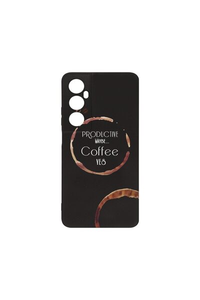 bestcase Тънък силиконов калъф 0.8ММ, съвместим с Realme C65, цвят кафе, защи...