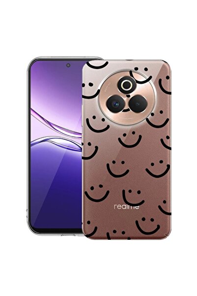 bestcase ¬Æ Husa pentru Realme P3 Pro cu Design Smiley, Clear Slim Silicon, A...