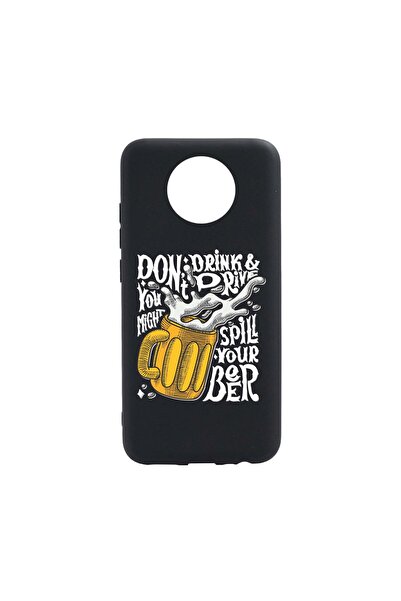 bestcase Husa Silicon Compatibila cu Nokia C20, Don't Drink And Drive, rezist...