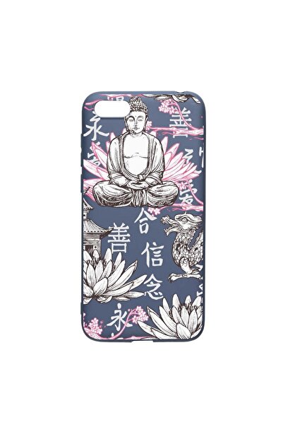 bestcase Силиконов калъф, съвместим с Huawei Y6 Prime 2019, Буда, устойчив на...