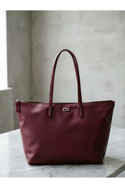 Lacoste LIVE Women's L12.12 Concept Fashion Versatile Large Capacity Zipper H...