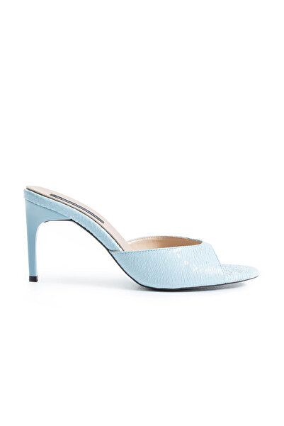MaiaMarca Alessia Heeled Slippers - Blue