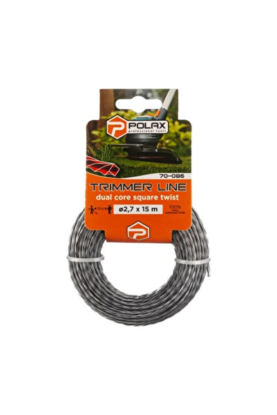 POLAX Fir Trimmer Dual Core Square Twist 2.7mmx15M