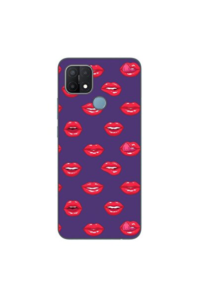 OEM Husa compatibila cu Oppo A15 si A15s Silicon Gel Tpu Model Buze Pattern