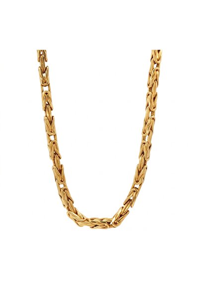 nedim şahin jewellery 1990 Erkek Kral Zincir Altın Kolye
