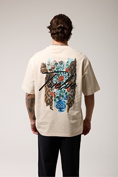 2512 Clothing Floral Printed Vintage T-Shirt