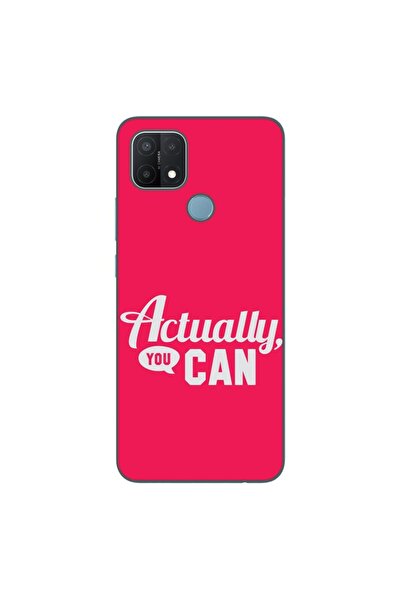 OEM Husa compatibila cu Oppo A15 si A15s Silicon Gel Tpu Model Mesaj Actually...