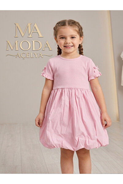 MODA AÇELYA فستان تنورة بالون للفتيات