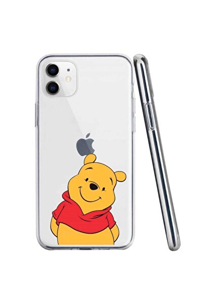 OEM Husa compatibila cu Apple iPhone 11 Silicon Transparenta Model Winnie The...