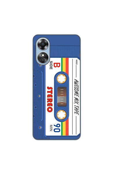OEM Husa compatibila cu Oppo A17 Silicon Gel Tpu Model Caseta Vintage Mix Tape