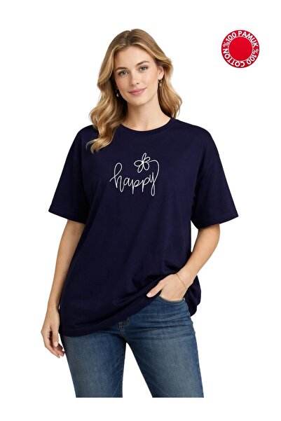 bellanova Unisex Oversize T-shirt με στάμπα Streetwear Άνετη εφαρμογή Daily P...